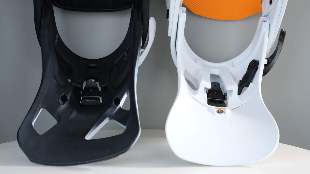 UNION ATLAS STEP ON とBURTON STEP ON Xのヒールクリップ比較